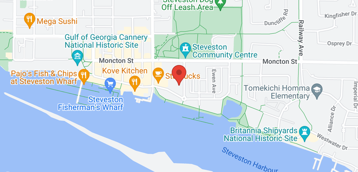 map of 108 4233 BAYVIEW STREET